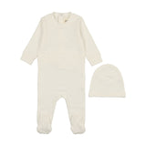 Mema Knits M05 Sweatshirt Logo Winter White