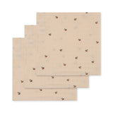 Konges Slojd Cherry 3 Pack Muslin Cloth Gots