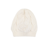 Blumarine Ivory Cable Knit Hat 3m