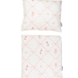 Petite Laure Baby Bedding Grid Floral Pink