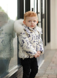 Pramie 2433 Boys Blue Marble Jacket