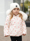 Pramie 2434 Red Floral Girls Jacket