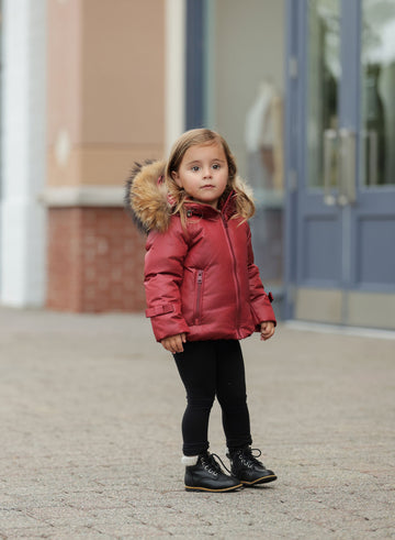 Pramie Small Girl Jacket - Red Pramie Small Girl Jacket - Red