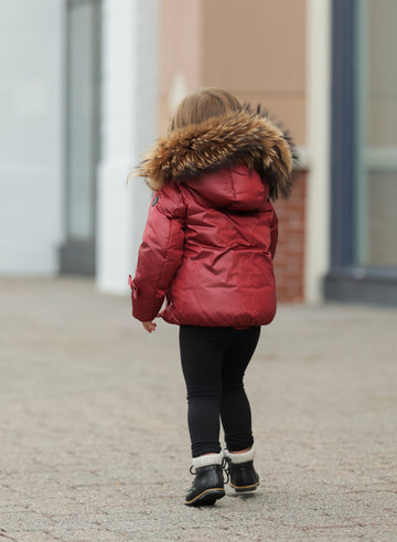 Pramie Small Girl Jacket - Red