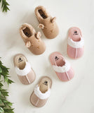 Stephan Baby Fur Baby Slippers Tan