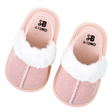 Stephan Baby Fur Baby Slippers Pink