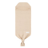 Peluche Pointelle Knit Cocoon Tan