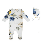 Citrine SS24 Floral Hand Paint White/Blue