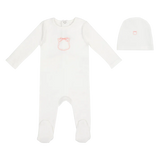 Mini Label Pocket Footie & Hat Girls