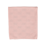 Bebe Organic Sky Blanket Dusty Rose Squares