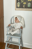 Bee & Dee HSPIG Ivory Girls Swan Print Footie & Hat