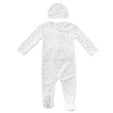 Kipp 3010 Stone Bud Romper & Hat Set