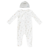 Kipp 3025 Blue Furry Friends Star Romper & Hat Set