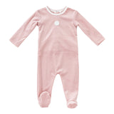 Kipp TD3046 PInk Leaf Motif Romper & Hat