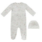 Kipp 3129 Nestling Romper & Hat Blue