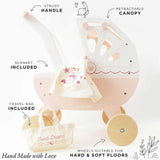 La Toy Van Retro Wooden Doll Pram