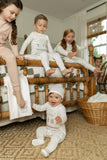 Bee & Dee HTSIG Ivory Girls Toy Shop Footie & Hat