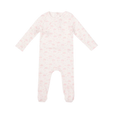 Mini Label Farmhouse Footie Pink