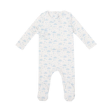 Mini Label Farmhouse Footie Blue