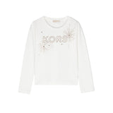 Michael Kors 30142 Offwhite Long Sleeve T-shirt