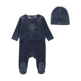 Bee & Dee HCVTN True Navy Clock Footie & Hat