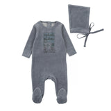 Bee & Dee HVWSB Strom Blue Window Footie & Hat
