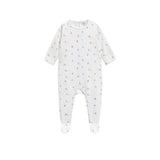 Oubon ss055 Boat Print White Footie