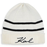Karl Lagerfeld Cotton Cashmere Knit Beanie