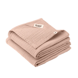 Bibs Muslin Cloth 2pk Blush