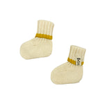 Bayiri Milk Knitted Booties 0-6M