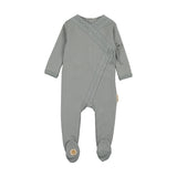 Mon Tresor 35U1 Pointelle twist footie Quarry