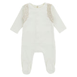 Cadeau 2423 Little Lace White Base Beige Ruffle