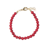 Picky BRBS Red Dye Beads Bracelet