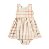 Babyclic SS24 Geo Grid Dress & Bloomer