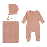 Cadeau 2425 Linen Elegance Mauve Footie