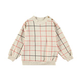 Babyclic SS24 Geo Grid Red Sweatshirt