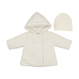 Mema Knits M23 Embroidered Baby Winter White