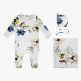 Citrine SS24 Floral Hand Paint White/Blue