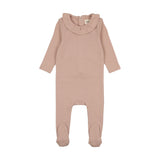 Mema Knits M21 Pink Girls Base Footie