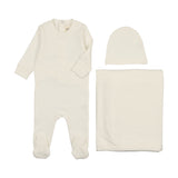Mema Knits M05 Sweatshirt Logo Winter White