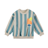 Babyclic SS24 Stripes Blue Sweatshirt