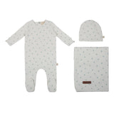 Citrine SS24 Peach Print White/Blue
