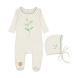 Mon Tresor 69U1 Stem stitch Ivory/sage set