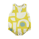 Babyclic SS24 Geo Lemon Romper