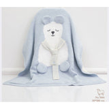 Thick Polar Bear Blanket, Special Design, Perfect Gift: Ivory