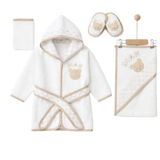 Omnis Pura Bathrobe Set Beige Bear