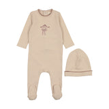 Mema Knits M130 Petal Doll Footie & Hat