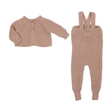 Mema Knits M127 Knit Shabbos Dusty Pink Overall