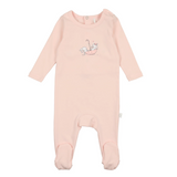 Pouf Bunny Footie Pink