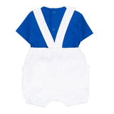 Nanan 24236 Teddy Romper White/Blue